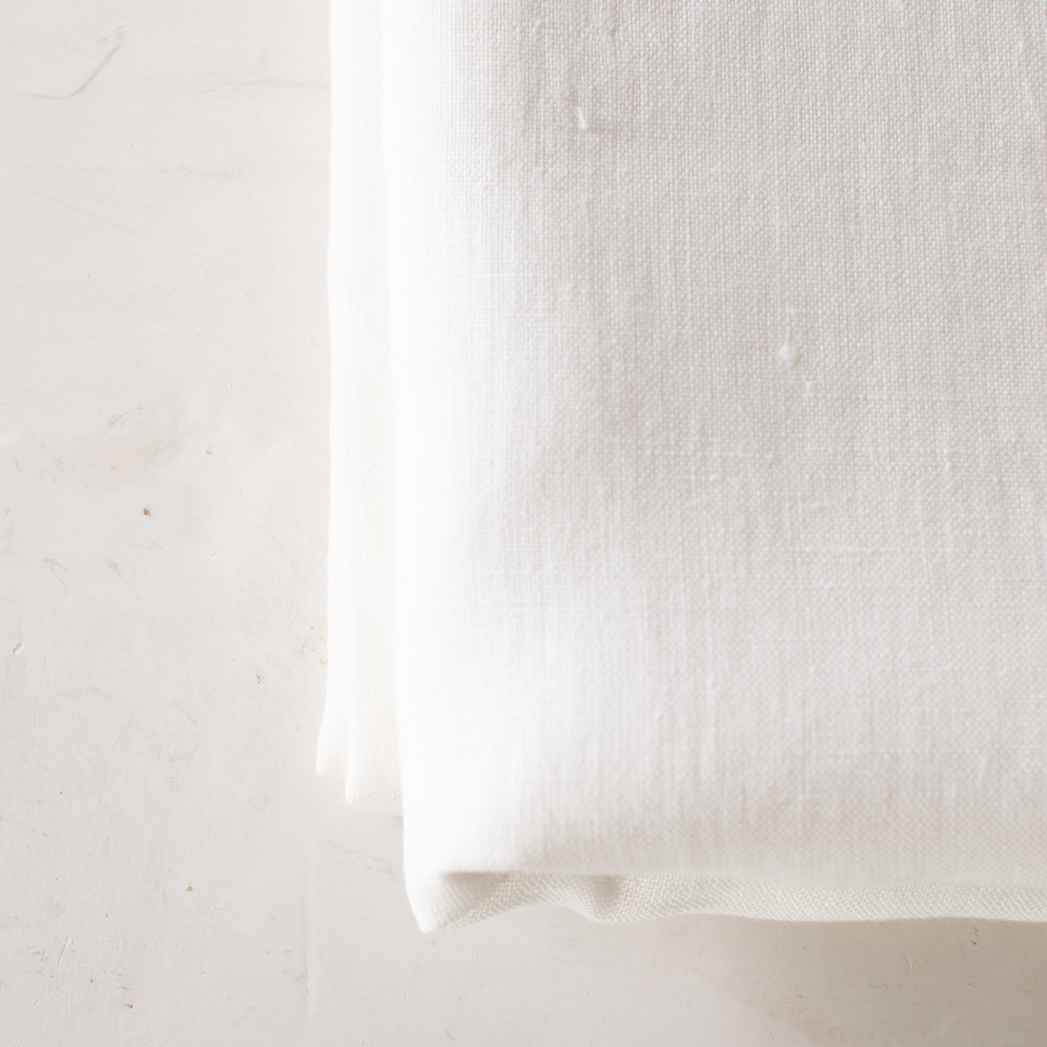 Linen Tablecloth | White