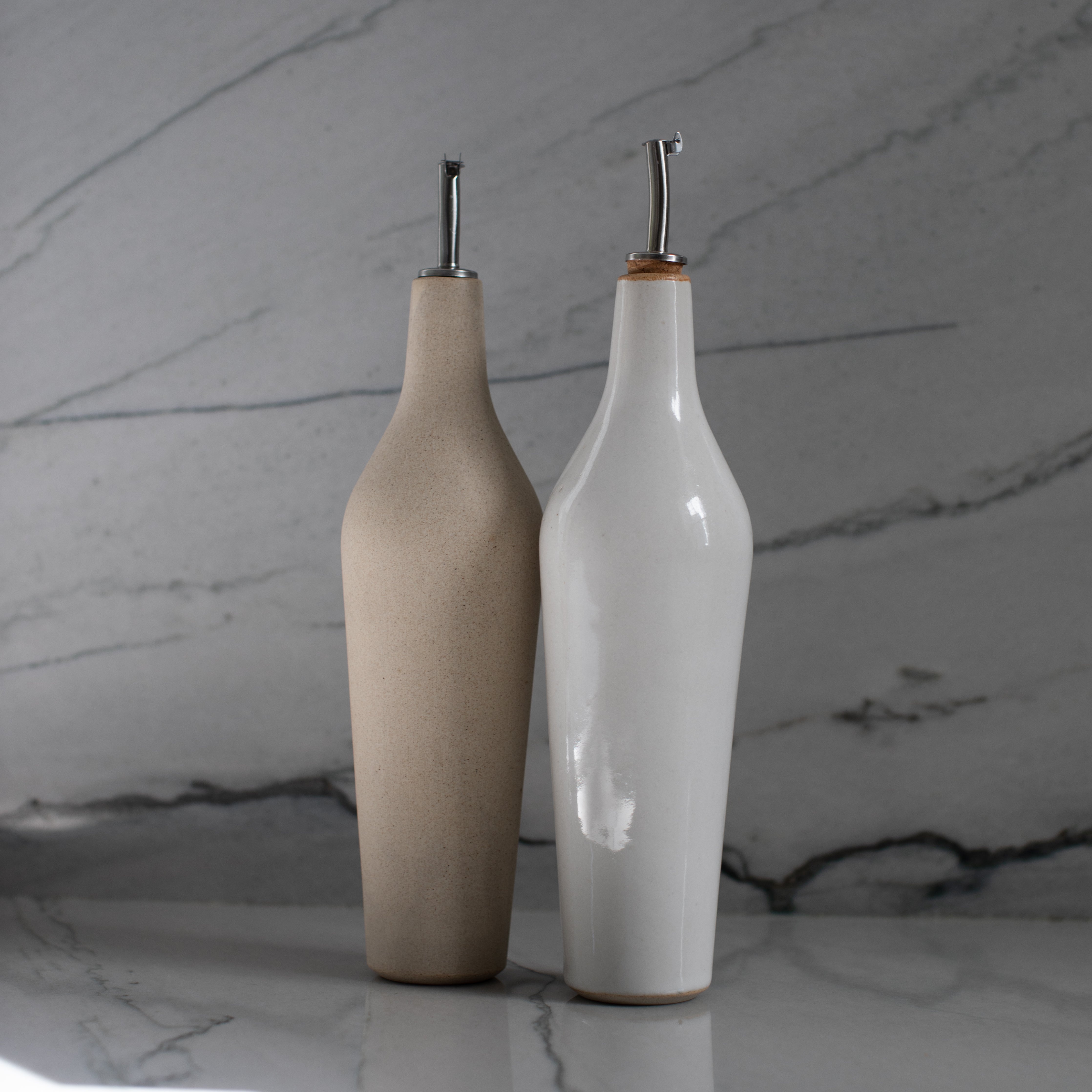 Seconds | Minimal Oil Cruet | Stoneware