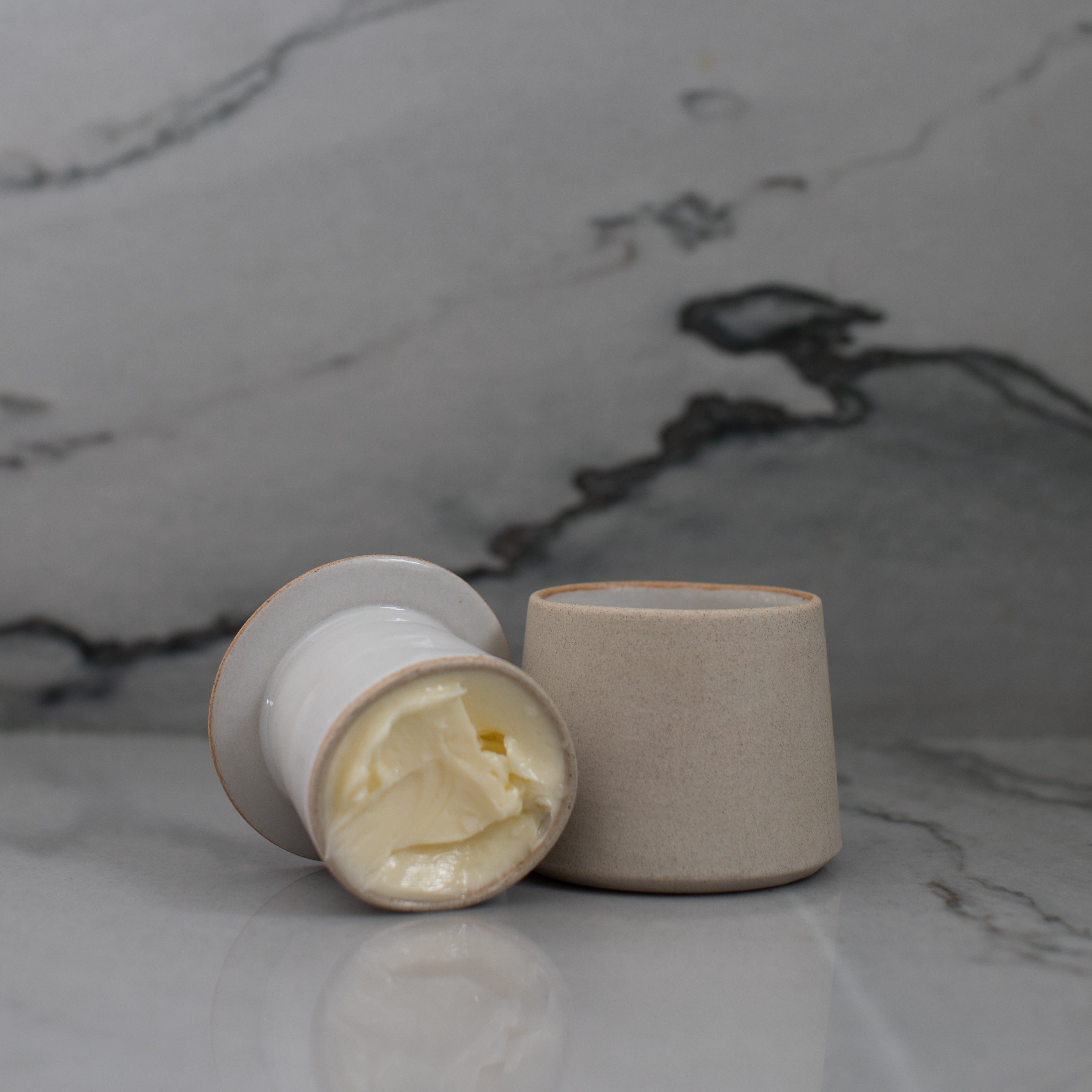 Minimal Butter Keeper | Raw Stoneware