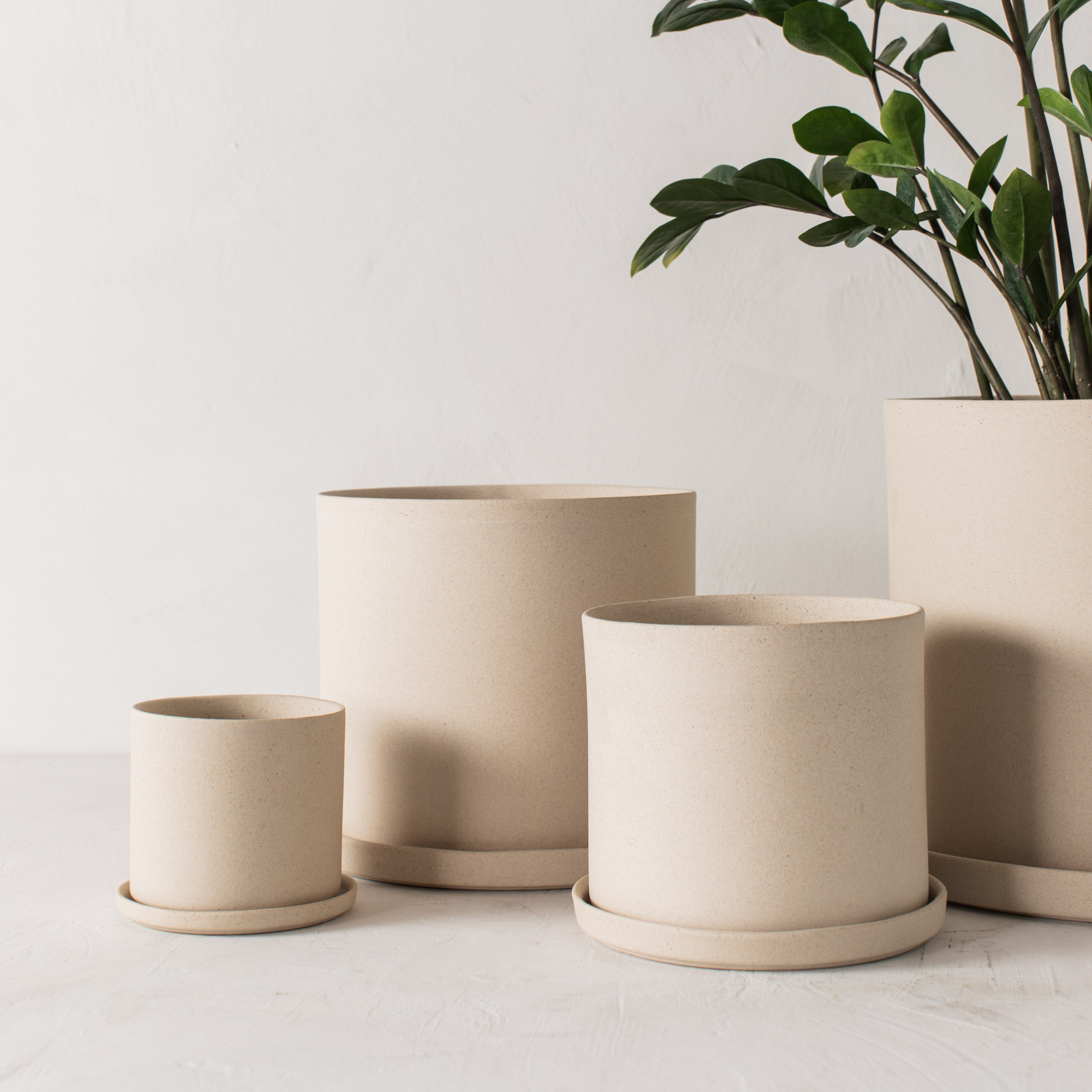 Seconds | 6" Planter | Raw Stoneware