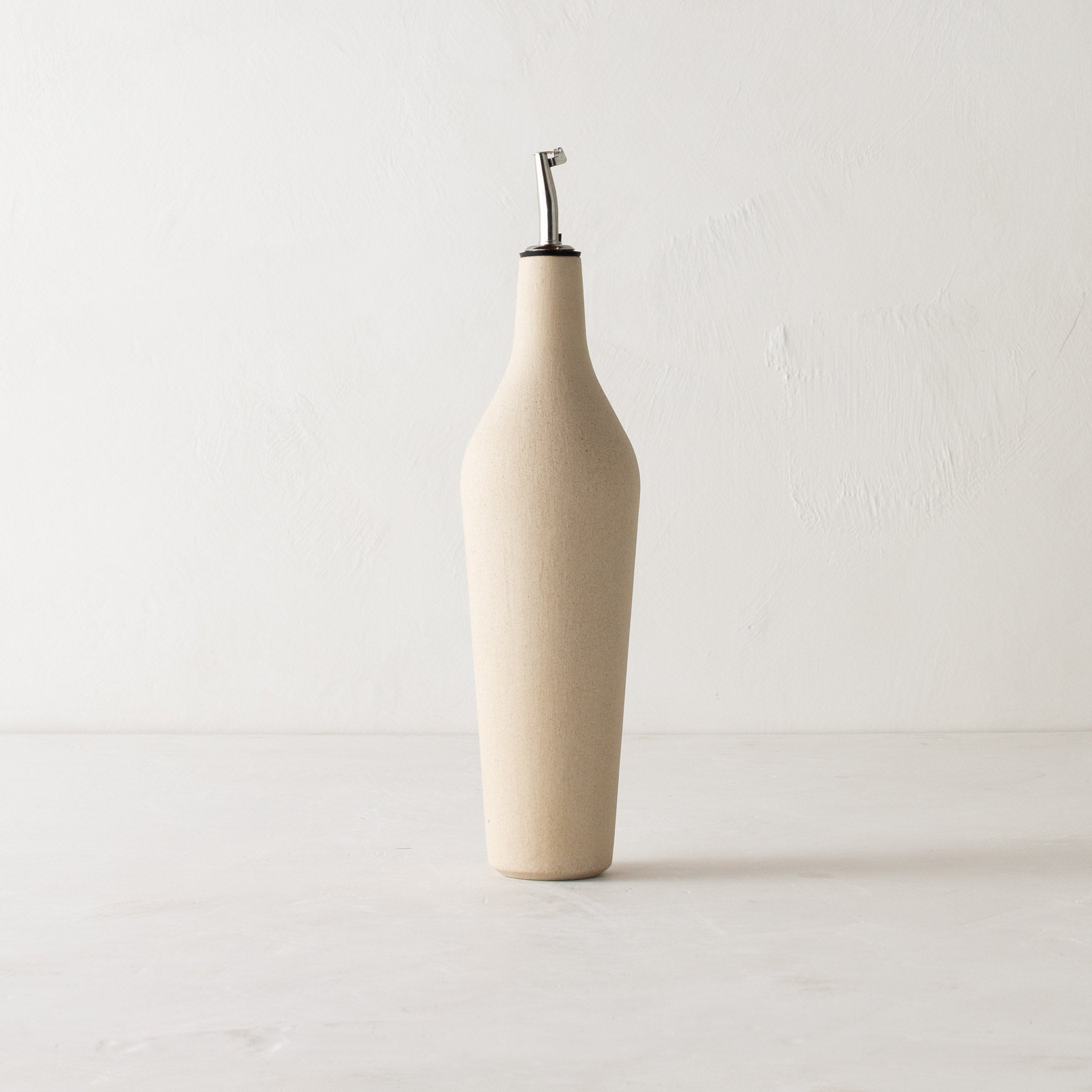 Seconds | Minimal Oil Cruet | Raw Stoneware